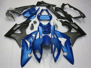 Purchase 2009-2014 Blue Matte Black BMW S1000RR Motorcycle Fairing Kits UK