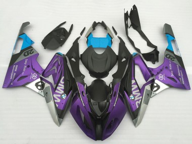 Purchase 2017-2018 Silver Purple Blue Matte Black BMW S1000RR Motorcycle Fairings UK