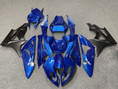 Purchase 2009-2014 Blue Matte Black BMW S1000RR Motorcycle Fairings UK