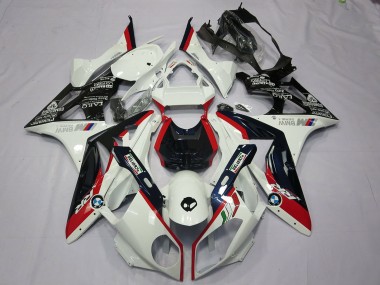 Purchase 2009-2014 White Red Glossy Black BMW S1000RR Motorcycle Fairing Kits UK