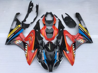 Purchase 2015-2016 Red Glossy Black Shark BMW S1000RR Motorcycle Fairings UK
