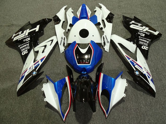 Purchase 2009-2014 White Red Blue Glossy Black HP BMW S1000RR Motorcycle Fairings UK