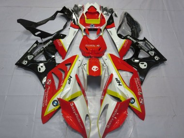 Purchase 2009-2014 White Red Yellow Glossy Black BMW S1000RR Motorcycle Fairings UK