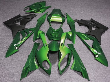 Purchase 2009-2014 Green Matte Black BMW S1000RR Motorcycle Fairings UK