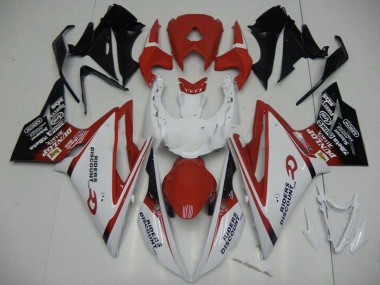 Purchase 2013-2016 White Red Glossy Black Triumph Daytona 675 Motorcycle Fairing UK