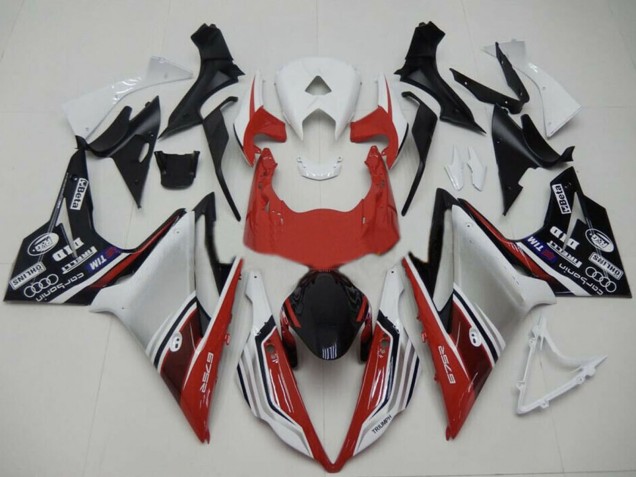 Purchase 2013-2016 White Red Silver Glossy Black Triumph Daytona 675 Motorcycle Fairings UK