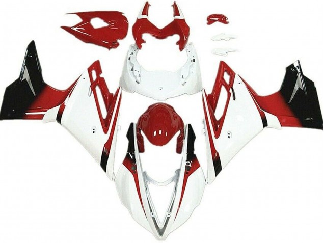 Purchase 2013-2016 White Red Glossy Black Triumph Daytona 675 Motorcycle Fairings UK