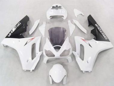 Purchase 2006-2008 White Glossy Black Triumph Daytona 675 Motorcycle Fairings UK