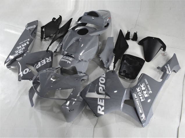 Purchase 2005-2006 Nardo Grey White Repsol Honda CBR600RR Motorcycle Fairings UK