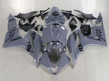 Purchase 2007-2008 Nardo Grey Black Repsol Honda CBR600RR Motorcycle Fairings UK
