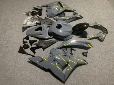 Purchase 2009-2012 Dark Nardo Grey Yellow Honda CBR600RR Motorcycle Fairings UK