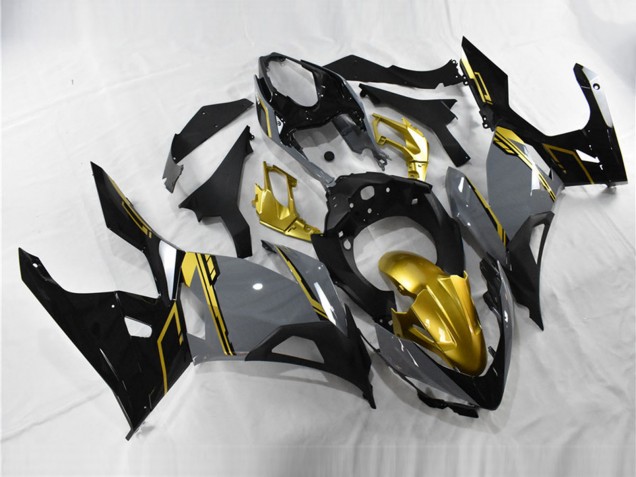 Purchase 2018-2024 Nardo Grey Gold Black Kawasaki Ninja 400 Motorcycle Fairings UK