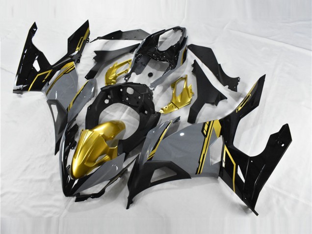Purchase 2018-2024 Nardo Grey Gold Black Kawasaki Ninja 400 Motorcycle Fairings UK