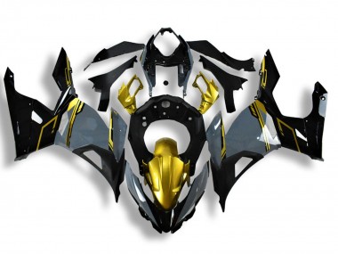 Purchase 2018-2024 Nardo Grey Gold Black Kawasaki Ninja 400 Motorcycle Fairings UK