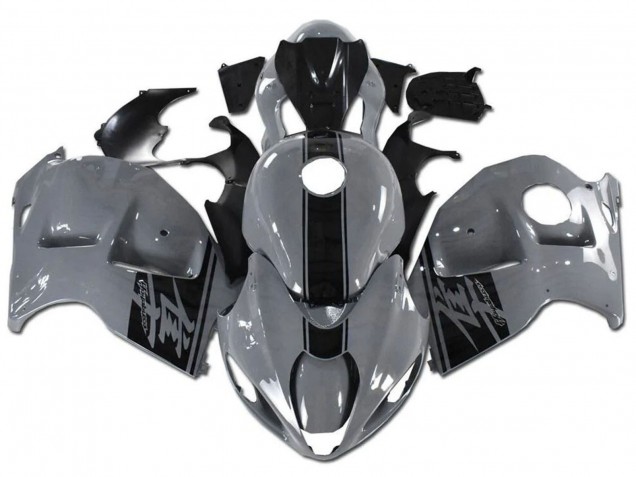 Purchase 1996-2007 Nardo Grey Black Suzuki GSXR 1300 Hayabusa Motorcycle Fairings UK