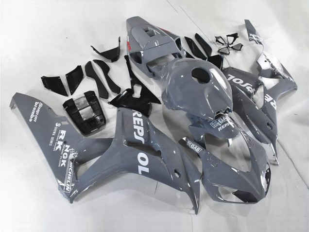 Purchase 2006-2007 Nardo Grey White Repsol Honda CBR1000RR Motorcycle Fairings UK