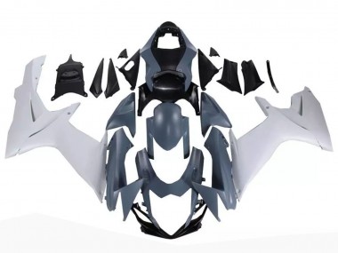 Purchase 2011-2024 Nardo Grey White Suzuki GSXR 600 / GSXR 750 Motorcycle Fairings UK