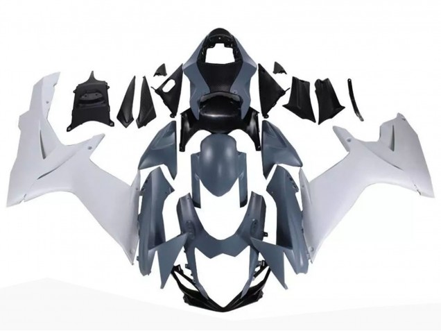 Purchase 2011-2024 Nardo Grey White Suzuki GSXR 600 / GSXR 750 Motorcycle Fairings UK