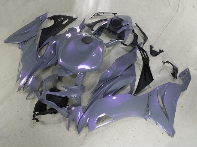 Purchase 2019-2022 Chameleon Grey Dazz Pearl Purple Kawasaki ZX6R Motorcycle Fairings UK
