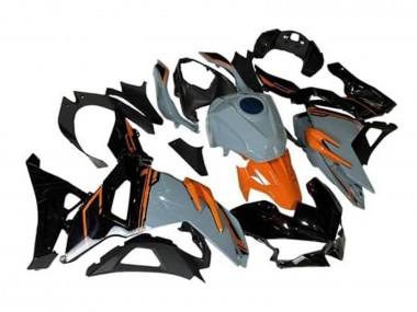 Purchase 2024-2025 Nardo Grey Orange Black Kawasaki Ninja 500 EX500R Motorcycle Fairings UK