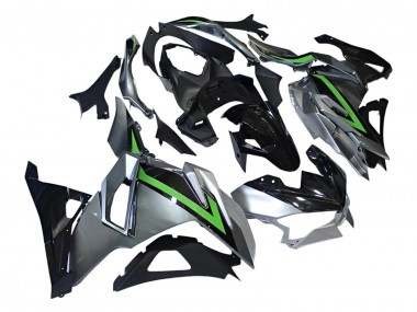 Purchase 2024-2025 Grey Green Black Kawasaki Ninja 500 EX500R Motorcycle Fairings UK