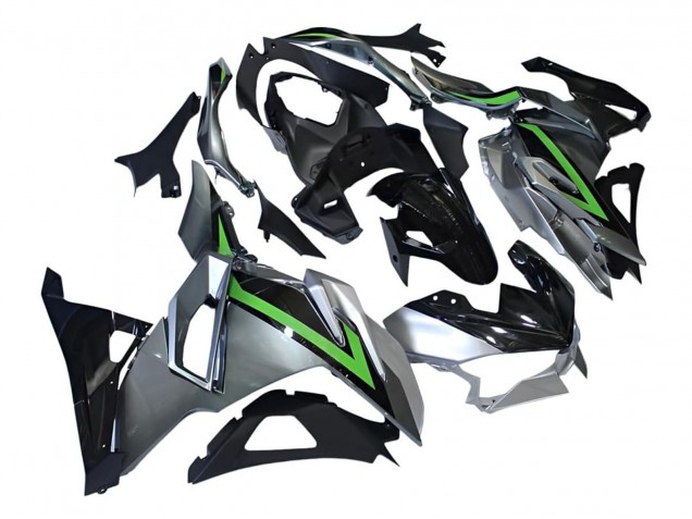 Purchase 2024-2025 Iron Grey Green Kawasaki Ninja 500 EX500R Motorcycle Fairings UK Purchase 2024-2025 Iron Grey Green Kawasaki Ninja 500 EX500R Motorcycle Fairings UK