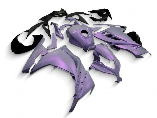 Purchase 2013-2024 Chameleon Grey Dazz Pearl Purple Kawasaki EX300 Motorcycle Fairings UK