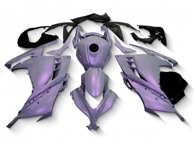 Purchase 2013-2024 Chameleon Grey Dazz Pearl Purple Kawasaki EX300 Motorcycle Fairings UK