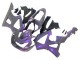 Purchase 2000-2001 Chameleon Grey Dazz Pearl Purple Honda CBR900RR 929 Motorcycle Fairings UK