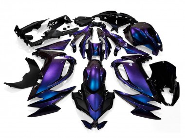 Purchase 2020-2024 Chameleon Blue & Purple Kawasaki Ninja 650 EX650 Motorcycle Fairings UK