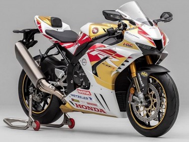 Purchase 2020-2023 White Red Gold Motul Honda CBR1000RR-R Motorcycle Fairings UK