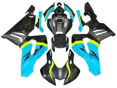 Purchase 2020-2023 Blue Black Yellow Forged Carbon Fiber Honda CBR1000RR-R Motorcycle Fairings UK