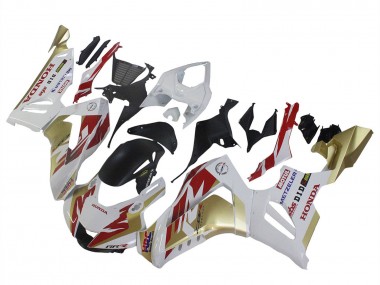 Purchase 2020-2023 White Red Gold Motul HRC Honda CBR1000RR-R Motorcycle Fairings UK