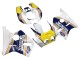Purchase 1987-1989 Yellow Blue White Rothmans Honda CBR400RR NC23 Motorcycle Fairings UK Purchase 1987-1989 Yellow Blue White Rothmans Honda CBR400RR NC23 Motorcycle Fairings UK