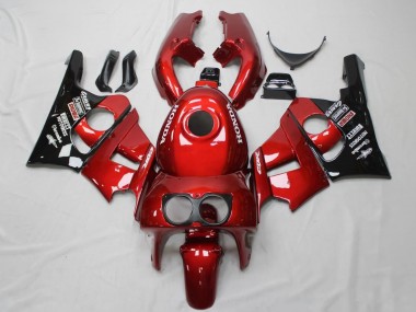 Purchase 1990-1999 Glossy Red Black Honda CBR400RR NC29 Motorcycle Fairings UK