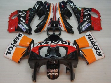 Purchase 1990-1999 Orange & Red Repsol HRC Honda CBR400RR NC29 Motorcycle Fairings UK
