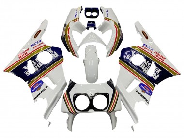 Purchase 1990-1999 Yellow & Blue Stripe Honda CBR400RR NC29 Motorcycle Fairings UK