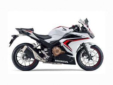 Purchase 2022 White Red Black Honda CBR400R Motorcycle Fairings UK