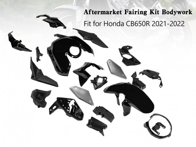 Purchase 2019-2022 Glossy Black Honda CB650R Motorcycle Fairings UK Purchase 2019-2022 Glossy Black Honda CB650R Motorcycle Fairings UK