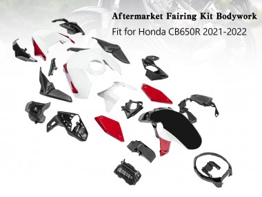 Purchase 2019-2022 Black Red White Honda CB650R Motorcycle Fairings UK