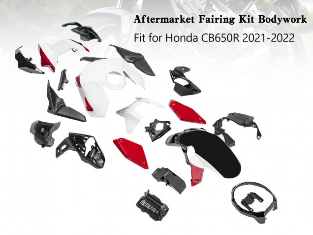 Purchase 2019-2022 Black Red White Honda CB650R Motorcycle Fairings UK Purchase 2019-2022 Black Red White Honda CB650R Motorcycle Fairings UK