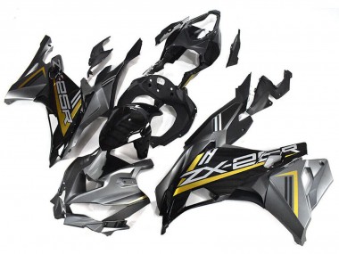 Purchase 2019-2025 Grey Gold Glossy Black Kawasaki ZX25R ZX-25R Motorcycle Fairings UK
