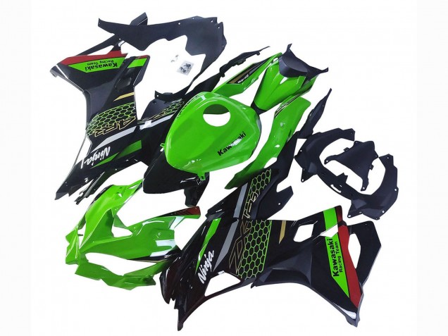 Purchase 2019-2025 Green Black Red Honeycomb Kawasaki ZX25R ZX-25R Motorcycle Fairings UK
