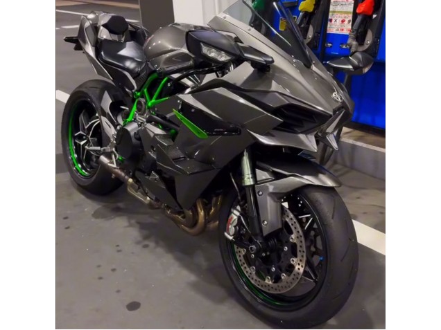 Purchase 2015-2022 Grey Kawasaki Ninja H2 Bike Fairings UK