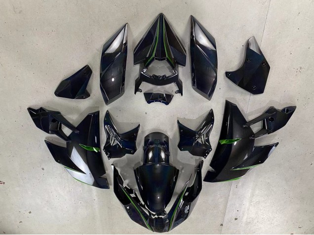 Purchase 2015-2022 Black Blue Chameleon Kawasaki Ninja H2 Motorcycle Fairings UK Purchase 2015-2022 Black Blue Chameleon Kawasaki Ninja H2 Motorcycle Fairings UK