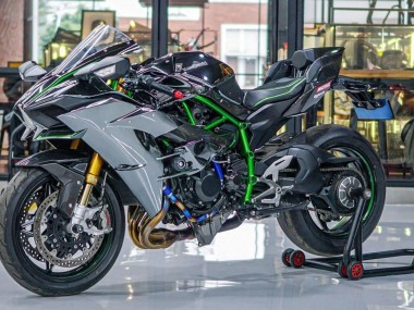 Purchase 2015-2022 Grey Kawasaki Ninja H2 Motorcycle Fairings UK