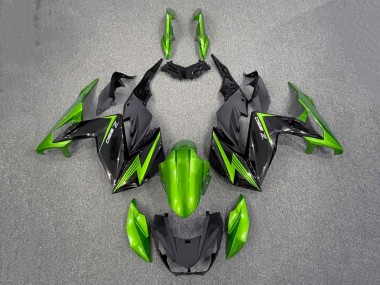 Purchase 2015-2016 Green Black Kawasaki Z250/Z300 Motorcycle Fairings UK