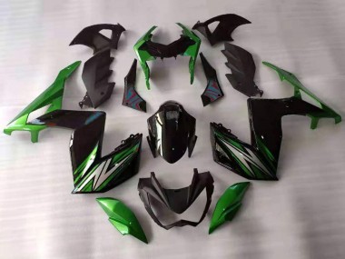 Purchase 2015-2016 Green Black Kawasaki Z250/Z300 Motorcycle Fairings UK