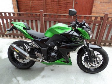 Purchase 2015-2016 Green Black Kawasaki Z250/Z300 Motorcycle Fairings UK
