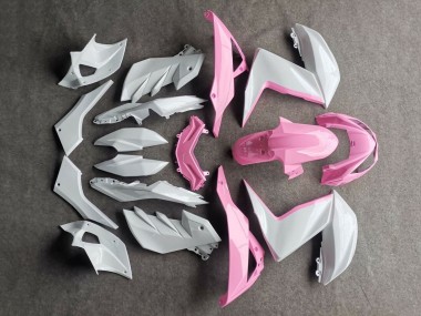 Purchase 2015-2016 White Pink Kawasaki Z250/Z300 Motorcycle Fairings UK